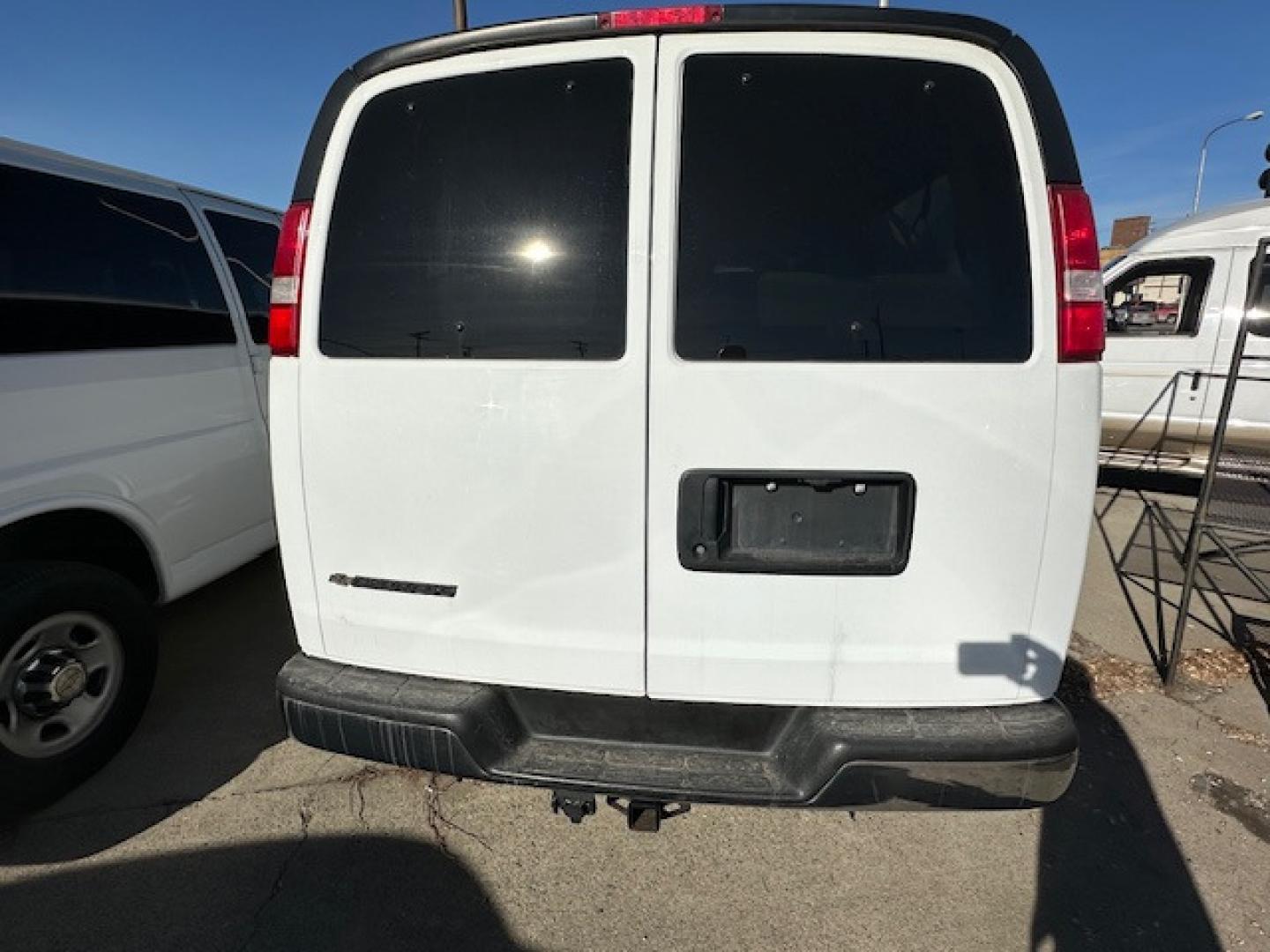 2017 White /GRAY Chevrolet Express LT (1GAZGPFG3H1) with an 6.0 engine, Automatic transmission, located at 3200 1st Avenue North, Billings, MT, 59101, (406) 245-9055, 45.779270, -108.510742 - Super Hard to Find Chevrolet 1 Ton 15 Passenger Van with Low Mileage! Power Windows, Power Door Locks, Tilt Cruise Control, Rear Air Conditioning & Heat, Tow Hitch, Privacy Glass and Only 72,700 Miles. Car Fax Dealer. Auto Brokers of Montana/AA&A Auto Rental/Fox Car Rental Billings - Photo#5